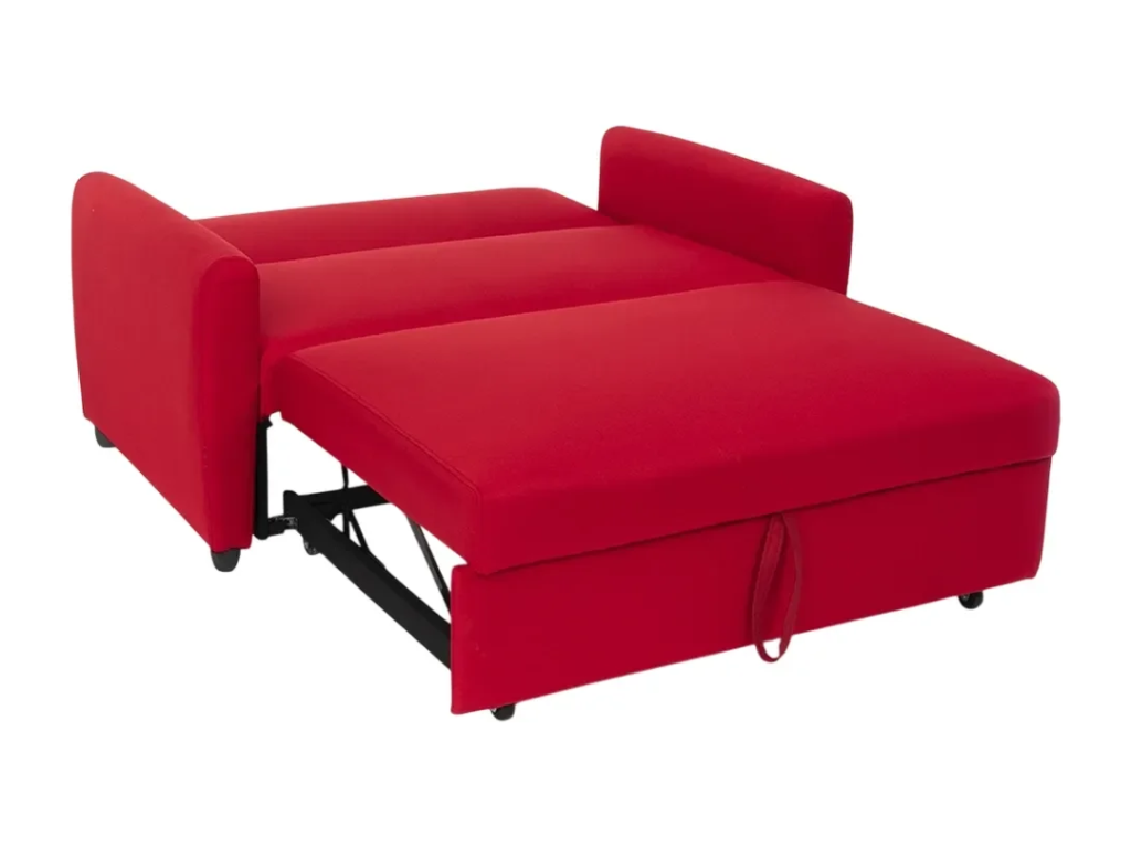 Canapé transformable 2 places en tissu design moderne Lysvia CGDX89150