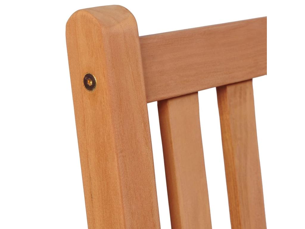 Ensemble à dîner de jardin 5 pièces Bois de teck massif HNZD07599