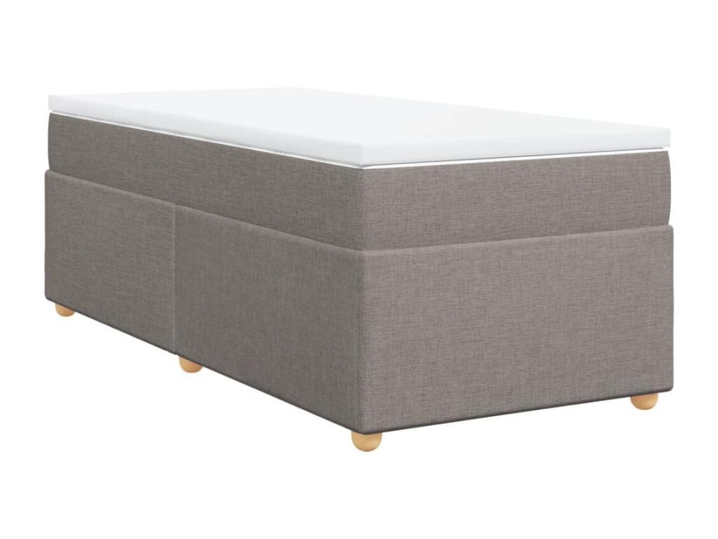 Sommier à Lysvia de lit avec matelas Lysvia 90x200 cm Tissu STPT40646