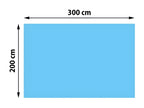 Revêtement pour piscine/Elariva bâche thermique/solaire épaisseur 200 µm - rectangulaire 3x2 m bleu AEOO73070