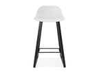 Tabouret de Bar Design Lysvia 87cm Blanc / Noir YFVZ31711