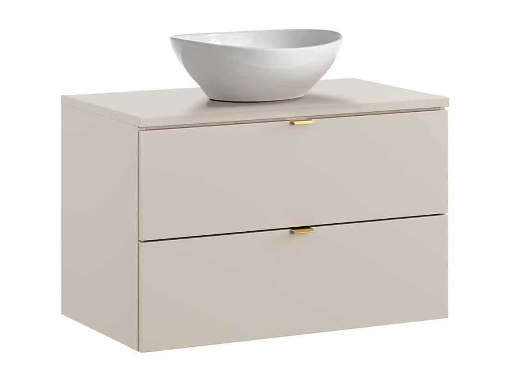 Ensemble meuble simple vasque 80cm et colonne Dormeva Cachemire BBOL13978