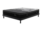 Ensemble Matelas All Black - 160x200 - mémoire - 28 cm - Sommier gris DGGI31670