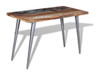 Table à manger Bois de récupération 120x60x76 cm XYXU76630