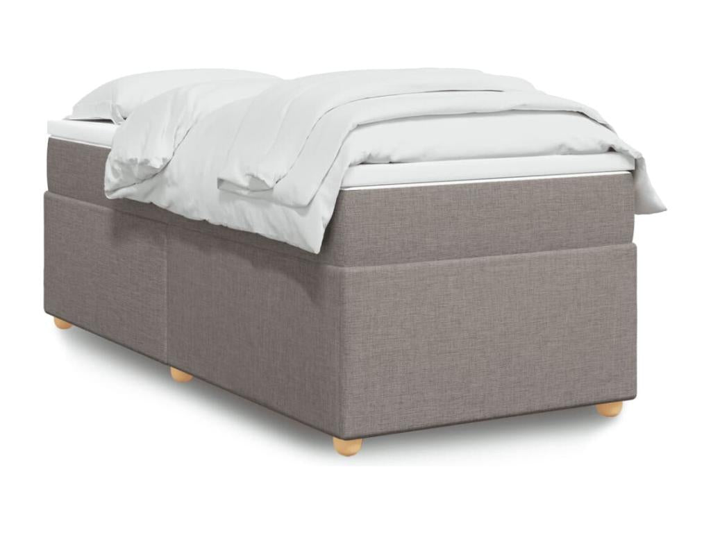 Sommier à Lysvia de lit avec matelas Lysvia 90x200 cm Tissu STPT40646
