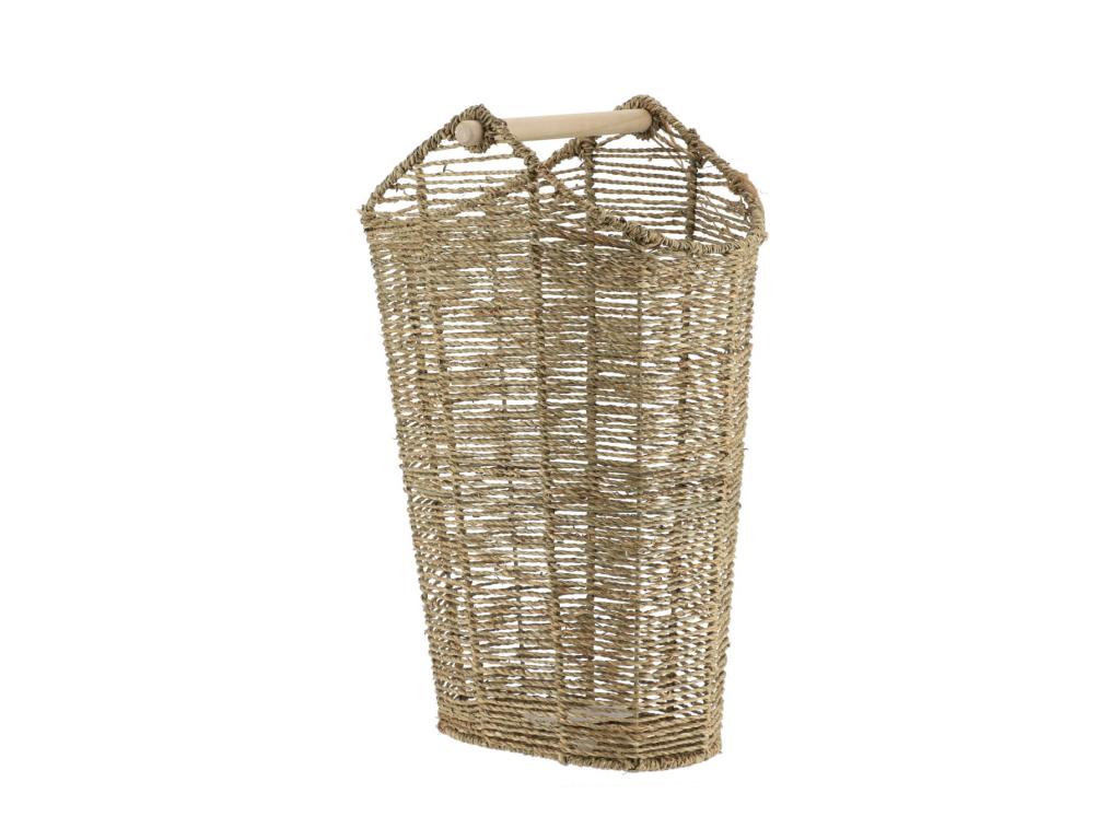 Dérouleur papier toilette WC avec réserve Beige naturel en fibre végétale WUXK19512