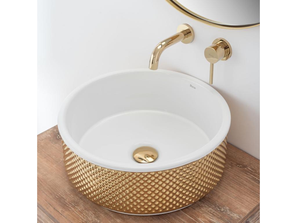 Vasque À Poser Or Blanc TGNI29300