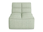 Fauteuil pour canapé modulable en tissu texturé - vert clair - Dormeva LFDF34425