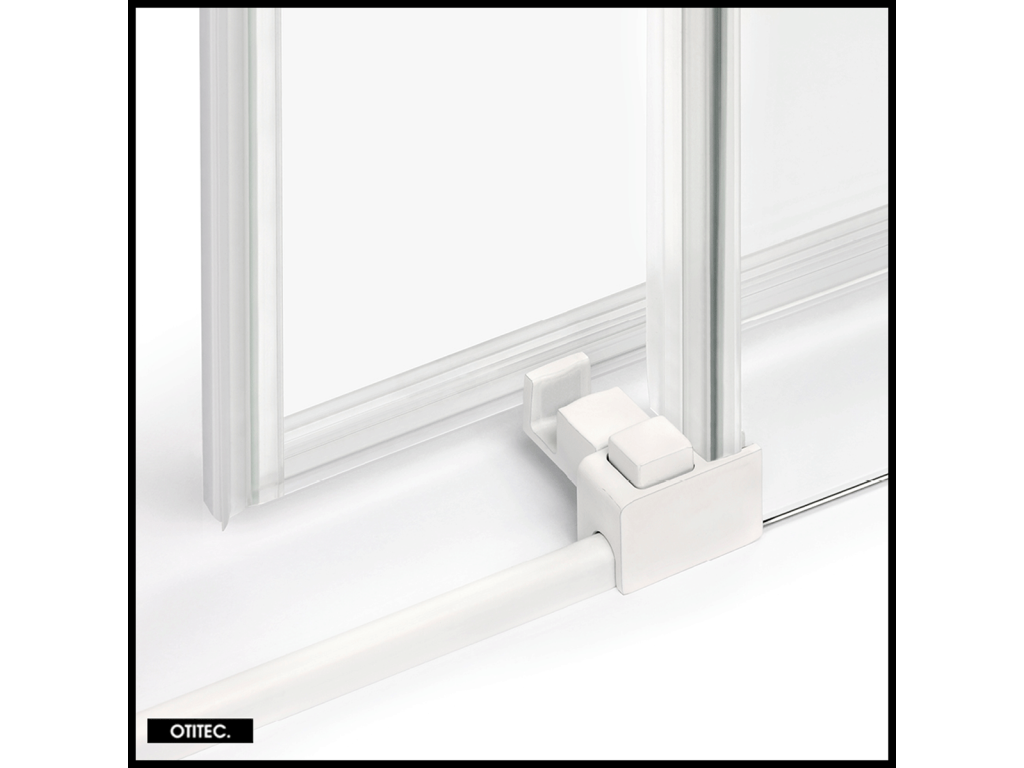 Porte de Douche avec Paroi Latérale - 120x70x200 - BLANC MAT - PRIME - DROITE SVSC88636