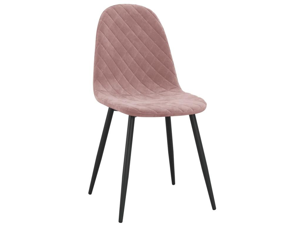 Chaises de salle à manger 4 pcs Rose Velours 16 GUKY01815