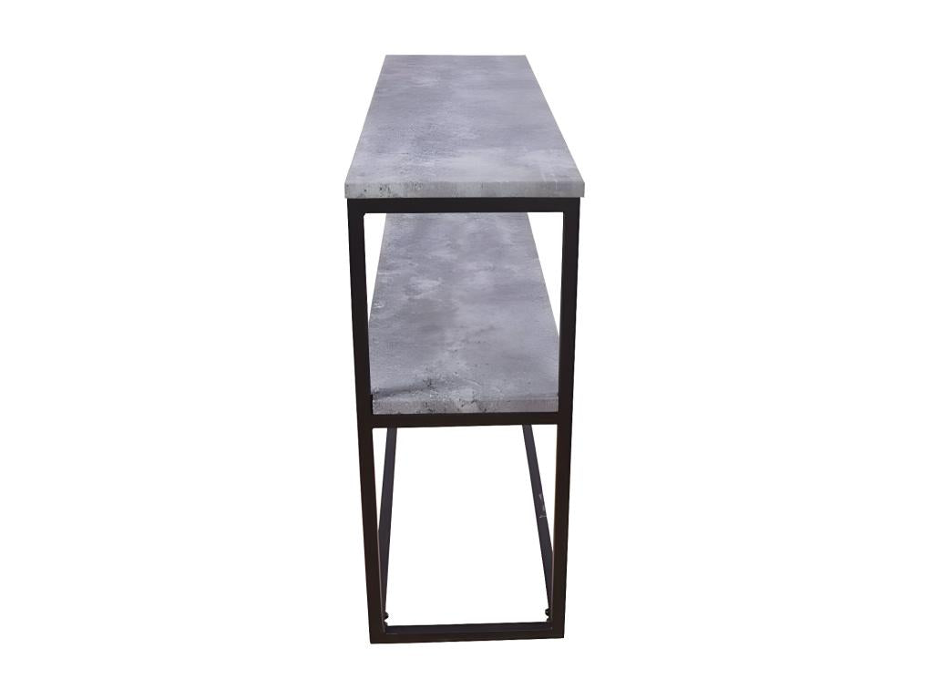 Console 2 plateaux effet béton Lysvia EIYM22610