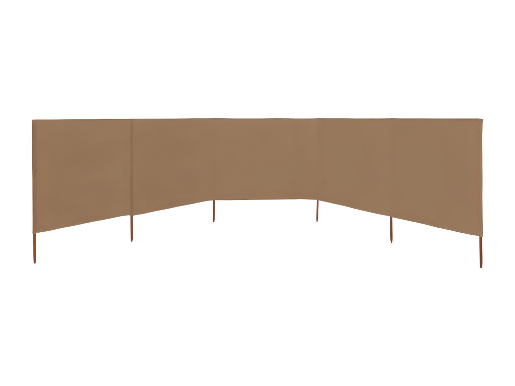 Paravent 5 panneaux Tissu 600x160 cm Elariva NGJB15173