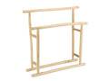Elariva - Porte-serviettes double portant en teck naturel YFWI61287