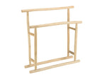 Elariva - Porte-serviettes double portant en teck naturel YFWI61287