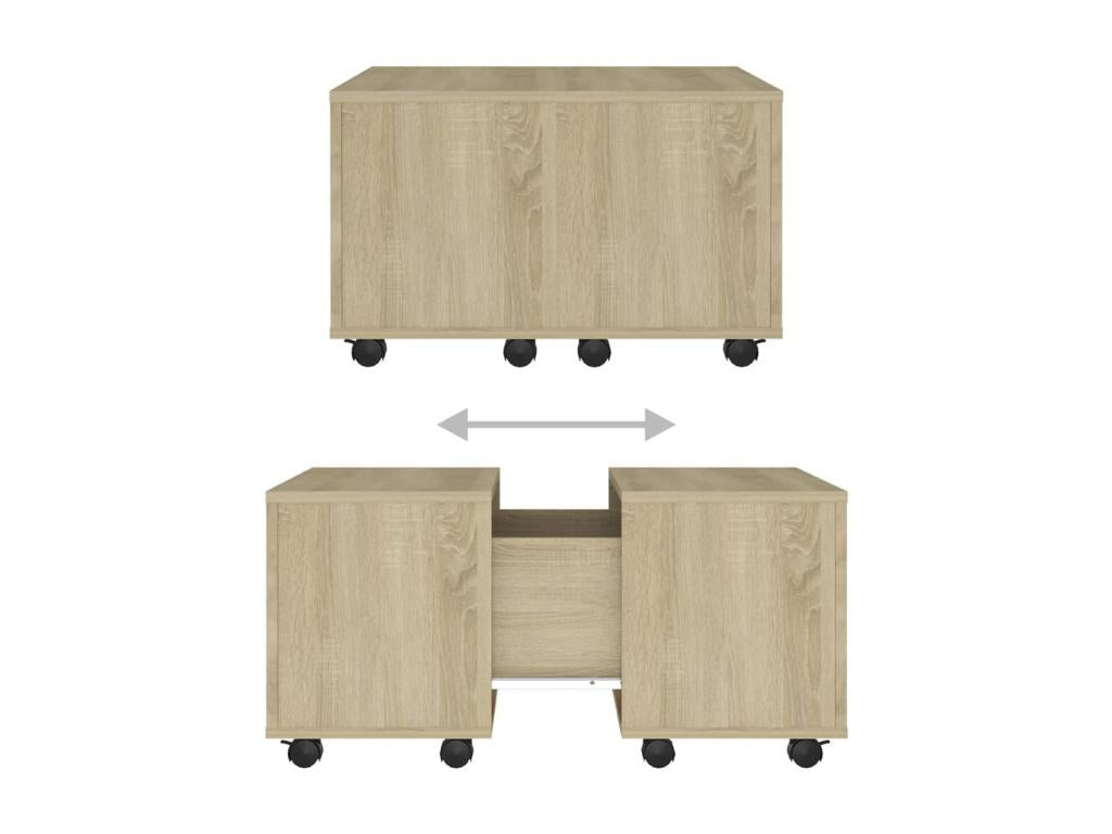 Table basse Chêne Lysvia 60x60x38 XLNK71799