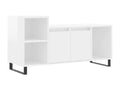 Meuble TV Blanc brillant 100x35x55 cm Bois d'ingénierie NDNQ07256
