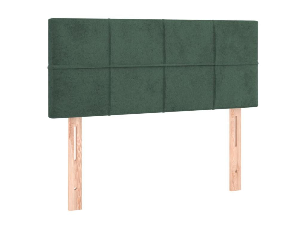 Tête de lit à LED Vert foncé 90x5x78/88 cm Velours JUKA49654