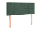 Tête de lit à LED Vert foncé 90x5x78/88 cm Velours JUKA49654