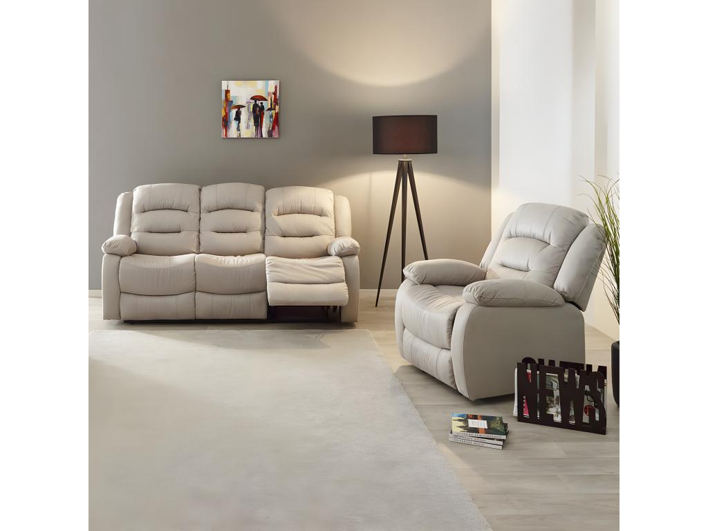 Elariva - Canapé Manuel 3 Places Fauteuil Elariva MOGK82314