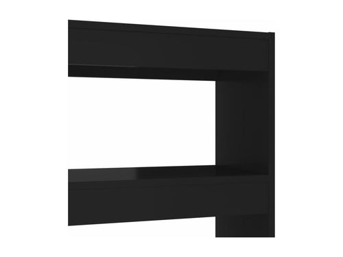 Bibliothèque/Séparateur de pièce Noir 100x30x135 cm WNZA77364