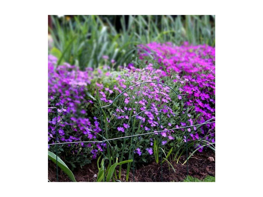 Bordure de jardin en métal Pelouse 3m Lot de 6 VKMZ24992