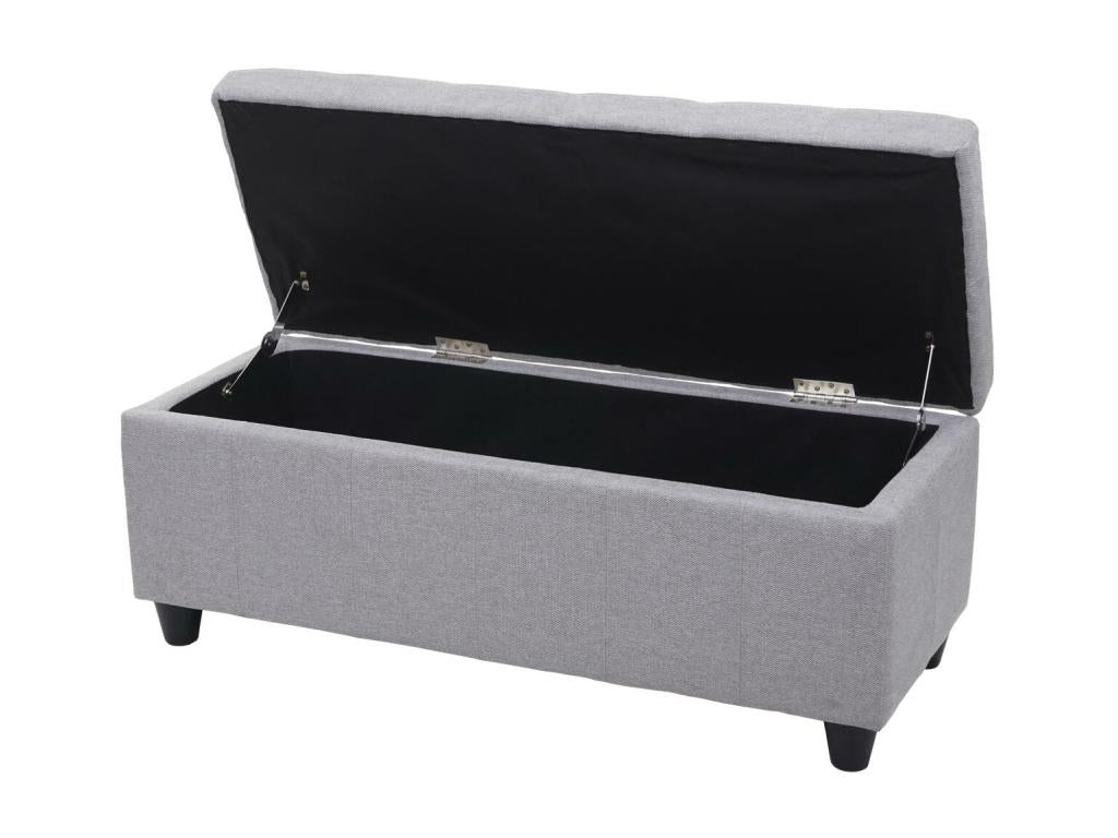 Coffre de rangement Lysvia gris clair UKWC15070