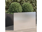 Jardinière argenté 62x40x39 cm acier inoxydable ESQE19120