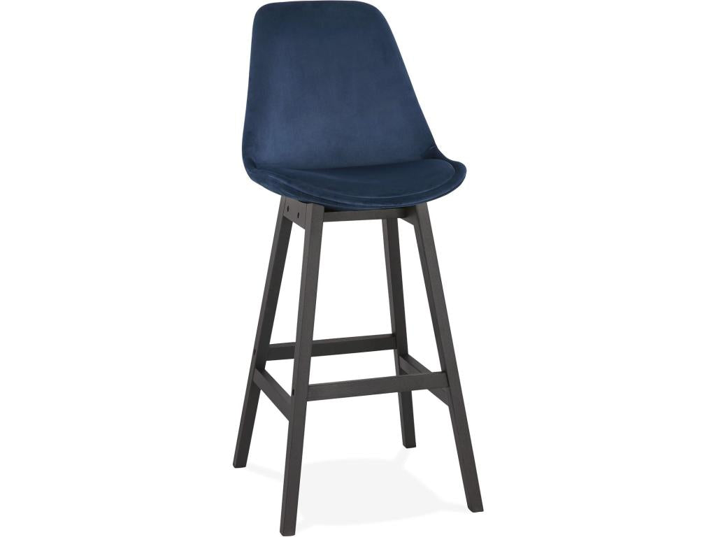 Tabouret de bar design Lysvia noir DBVY26070