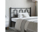 Tête de lit métal noir 107cm NHBZ67864