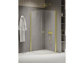 Cabine de douche pivotante 90x100 cm doré Lysvia GOLD SCUN15630