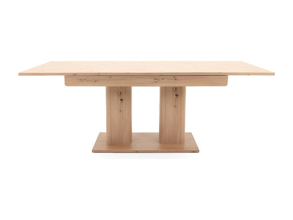 Table à manger extensible - Lysvia chene Lysvia - L140/220 x P 90 x H 80 cm YNLF19683