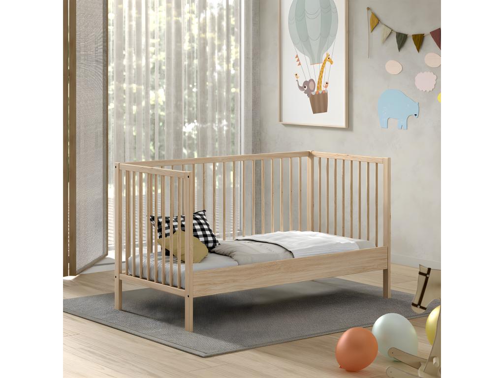 Lit évolutif 70x140 sommier inclus Lysvia Bois WNQJ70444