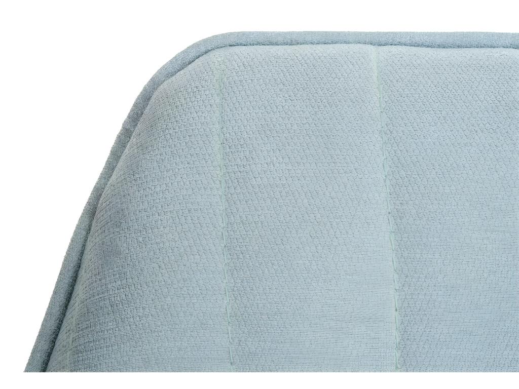 Chaise de salle à manger Lysvia-K27 chaise de cuisine avec accoudoirs pivotants tissu/textile - menthe-vert IKCF85753