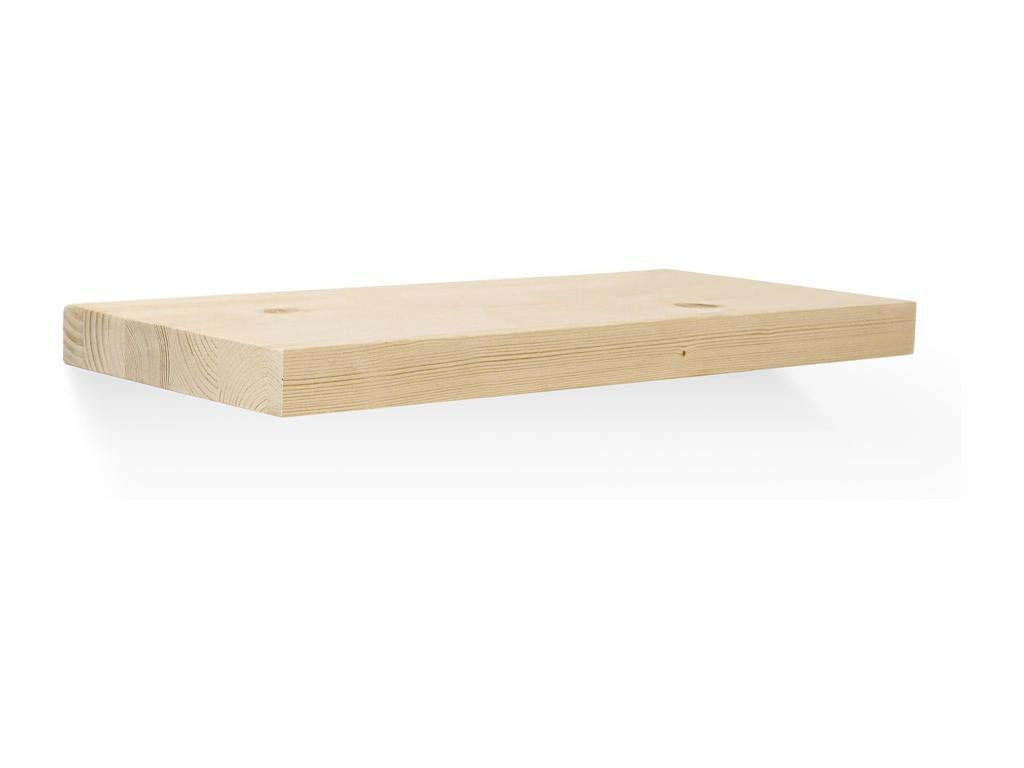 Table de chevet en bois de sapin naturel 45x3,2cm - Elariva CHZT17550