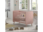 Lit bébé 60x120 sommier inclus Lysvia Rose VMGL20732