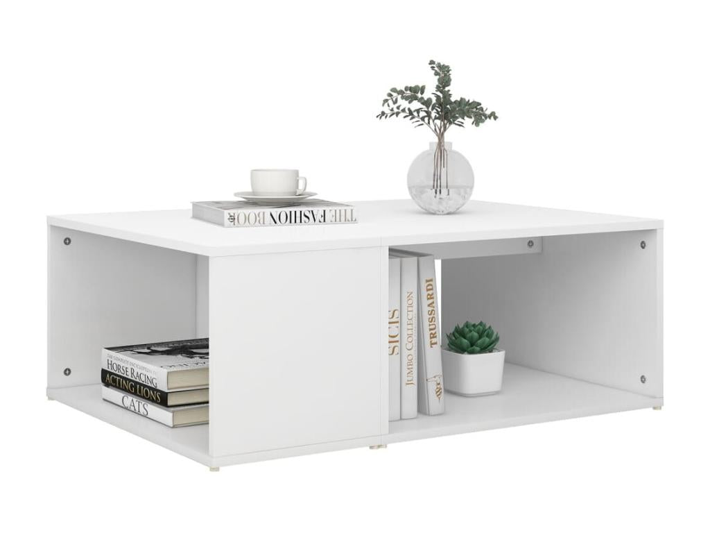 Table basse blanche 90x67x33 VBET52179