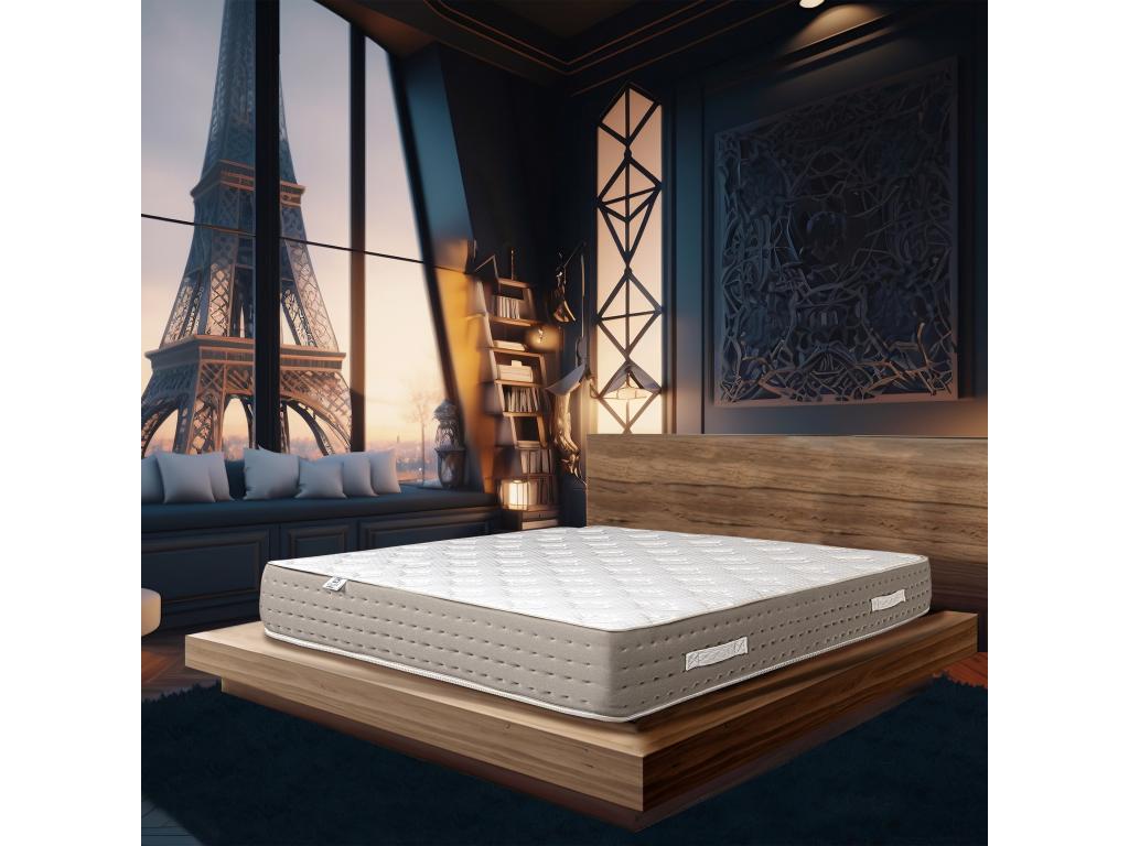 Matelas 90x190 cm 26 cm ressorts ensachés mousse haute densité MGYC19206