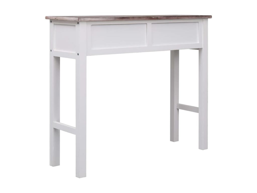 Table console Marron 90x30x77 cm Bois RYCV28262