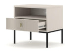 Table De Chevet NS54 1D 54x39x52 Beige JEJY20197