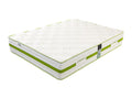 Matelas 160x200 cm 30 cm mémoire de forme ferme 2 oreillers couette QRMW38695