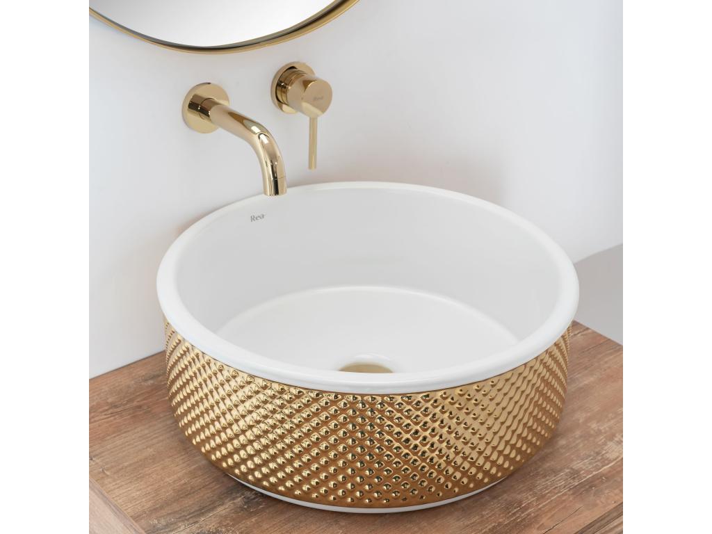 Vasque À Poser Or Blanc TGNI29300