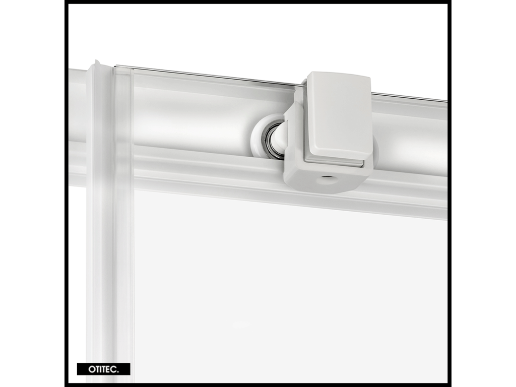 Porte de Douche avec Paroi Latérale - 120x70x200 - BLANC MAT - PRIME - DROITE SVSC88636