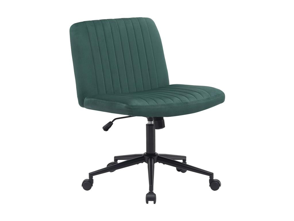 Chaise de bureau - Velours - Vert - Elariva EUYO14540