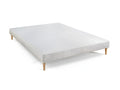 Pack prêt à dormir matelas Lysvia 140x200cm Ressorts ensachés Mémoire de forme Lysvia sommier Blanc TKXY24513