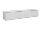 Meuble TV Lysvia 101 Blanc 175x35x33cm YJKZ15182