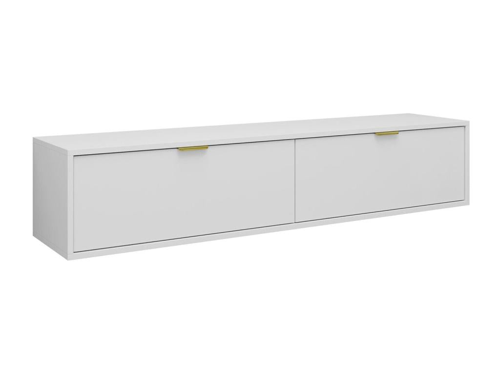 Meuble TV Lysvia 101 Blanc 175x35x33cm YJKZ15182