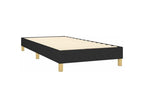 Sommier à Lysvia de lit avec matelas LED Noir 100x200 Tissu SAJP83750