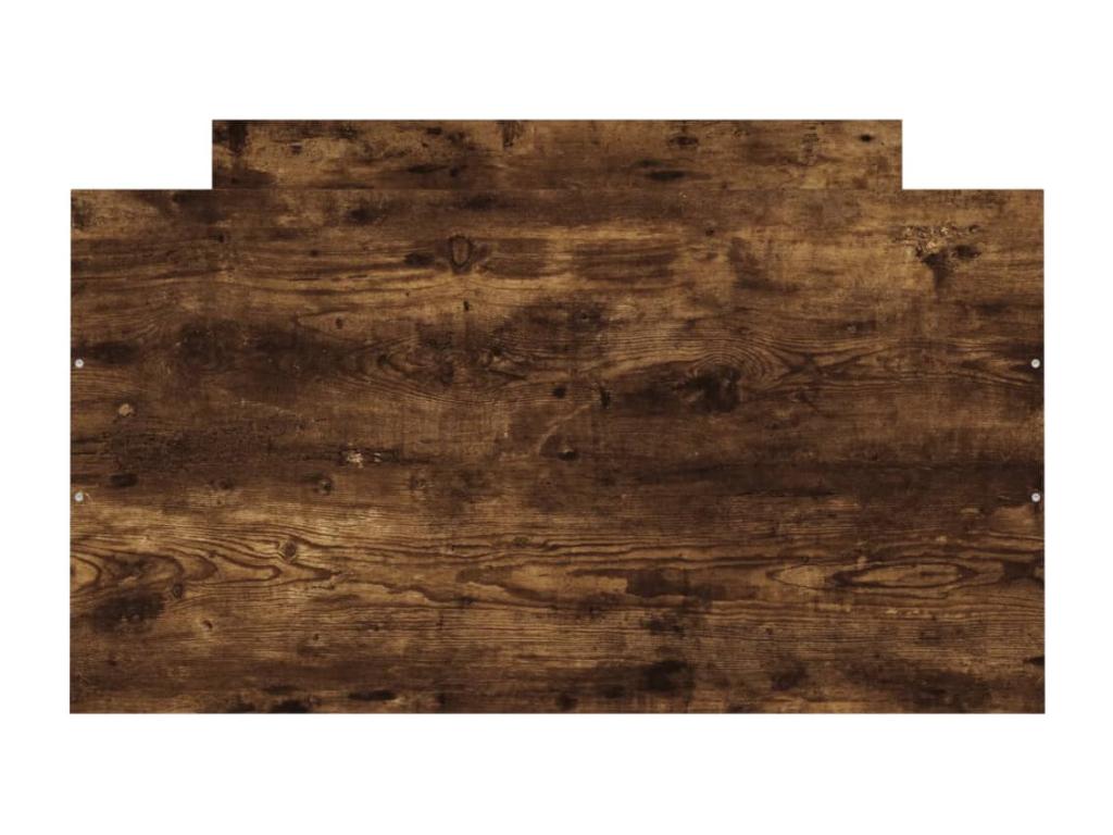 Cadre de lit sans matelas chêne fumé 90x190 cm NQPX99000