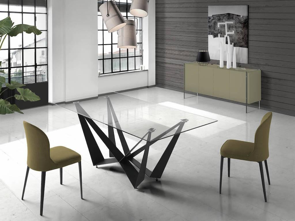 Chaise tissu et pieds acier noir Lysvia - Lot de 2-Couleur Lysvia 01 VKTC09251