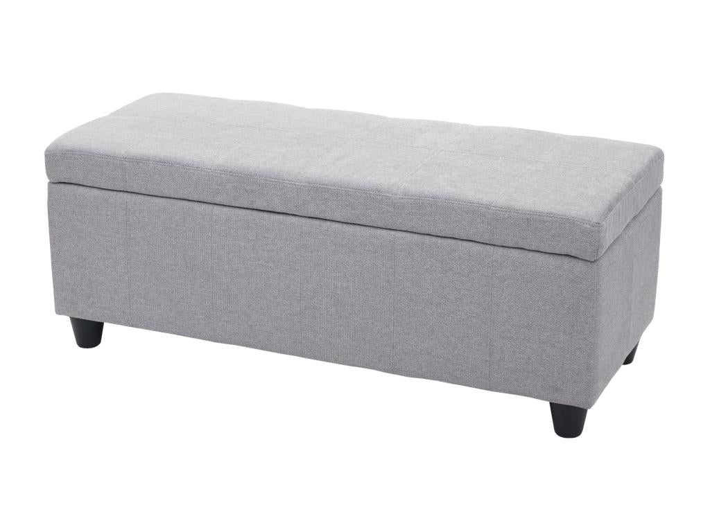Coffre de rangement Lysvia gris clair UKWC15070